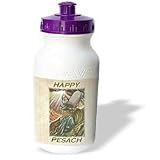 Florene Jewish Theme - Pesach With Moses and 10 Commandments - Water Bottles