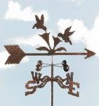 Hummingbird Weather Vane with Garden Stake