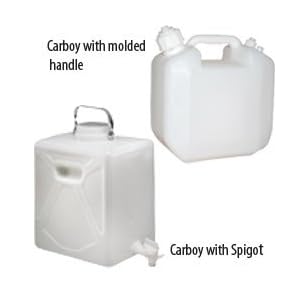 Tiltop Lightweight Carboy with Molded Handle