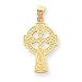 14k Celtic Knot Cross Pendant