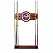 NHL Colorado Avalanche 2 piece Wood and Mirror Wall Cue Rack