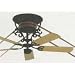 FNM-FP510AB BOURBON STREET SHORT: ANTIQUE BRASS by Fanimation
