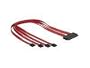 DeLock Kabel SAS 32 zu 4x SATA (SFF 8484 - 4x SATA) 50cm Kabel int 1 x SAS 32p ol - 4 x 4 SATA 7 pol 0.5 m