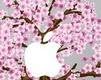NDAD 2015 Creative Four Seasons Tree Vinyl Decal Partial Art Stickers Skin for MacBook 13.3 15.4, and Unibody 13 15 Inch Laptop ... (Spring)