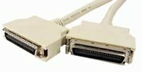 Cables Unlimited SCS-2070-03 HDCentronics 50Male to Male SCSI 2 Cable (3 feet, Beige)