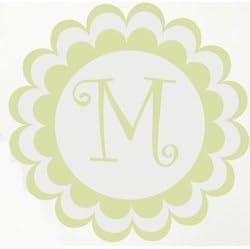 Personalized Bloomster Wall Decal - Size: 16 x 16 inches, Color: Lemon Grass