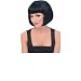 Black Ebony Super Model Bob Wig