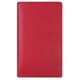 Collins Canterbury Personal Organiser Soft Leather Slim Pocket 6-Ring 120x81mm Red Ref KT2770