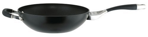 Circulon Elite Hard Anodised Open Stirfry Wok with Helper Handle, 26 cm
