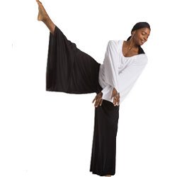 BODY WRAPPERS 565 WOMENS PALAZZO PANT