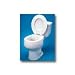 Hinged Elevated Toilet Seat - Standard.