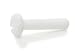 Craftech(R) Teflon(R) PTFE Pan Head Slotted Machine Screw 10-24 White