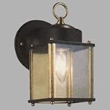Outdoor Fixture - Black - Clear Glass