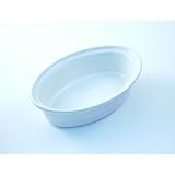 Pyrex Classic Ceramic Oval Pie Dish, White, 15x10cm