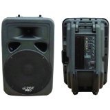 Pyle PPHP1298A  12-Inch 800 Watt Powered Two Way Plastic Molded Loudspeakerby Pyle Pro