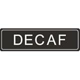 Airpot Decaf Label - label the jugs and pitchers correctly to avoid confusion!