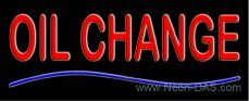 Buy Oil Change Outdoor Neon Sign 13 x 32 by Paradice Neon Signs