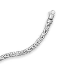 Oxidized Wheat Chain Bracelet