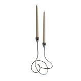 Loop Candle Holder Candles: Without Candles, Finish: Chrome