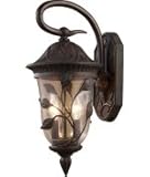IMAGE OF ELK Lighting 42160-2 Kimberton Ridge 2 Light Outdoor Wall Light in Clay Bronze with Blown Seedy glass