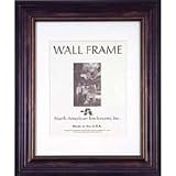 North American Astor, Wood Picture Frame with a 4 Wide Molding, 10 x 20 for 3 5 x 7 Photographs, Color: Bronze.