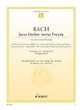Produkt-Bild: Jesus bleibet meine Freude: Choral aus der Kantate Nr. 147 "Herz und Mund und Tat und Leben". BWV 147. Saxophon (in Es) und Klavier. (Edition Schott Einzelausgabe)