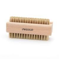 Swissco Wooden Natural Bristle Nail Brush, 1 ea
