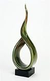 15 Crystal Green Blend Centerpiece by Badash Crystal