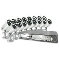 SVAT CLEARVU4 Web Ready 16 Channel Deluxe DVR Security System with 16 Indoor Outdoor Hi-Res Night Vision Surveillance Cameras