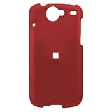 New Rubberized Red Snap-On Cover For HTC Google Nexus One Durable Polycarbonate Material