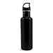 Resuable Black Stainless Steel Wide Mouth Water Bottle