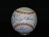 Signed Angels, Los Angeles (2005) MLB Baseball in Blue Ink by the 2005 Los Angeles Angels team