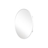 Pegasus SP4583 36-Inch by 24-Inch Surface or Recessed Mount Oval Beveled Mirror Medicine Cabinet, Clear