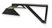 Dayton 2YU92 Wall Mount Bracket, Horiz Throw, 50 kW