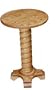Plant Stand-Rope Twist,small- oak