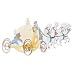 Disney Cinderella Wedding Collection 3D Stickers-Carriage