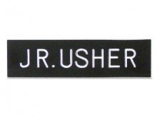 Badge-Jr Usher-Pin Back (5/8 x 2)-Plastic