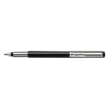 Parker Vector Black SS Chiselled Medium Point Fountain Pen - 1774549