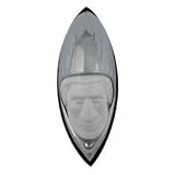 12 Volt White Indian Face Motorcycle Front Fender Lamp - Frontiercycle (Free U.S.... by V-Twin