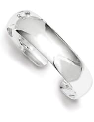 Sterling Silver 14mm Cuff Bangle