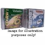 VERBATIM CD-RW/CD-R MEDIA COMBO PACK: 10-CDR & 10-CDRW BRANDED W/SLIM CASE 20-PK (Retail)