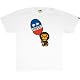 Size【M】A BATHING APE(エイプ) MILO(マイロ) 08SS VOTEロゴボードマイロT 白【白茶】【新品】