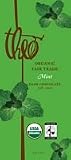 Theo Classic Organic Dark Chocolate (70% Cacao) with Mint, 3-Ounce Bars (Pack of 12)