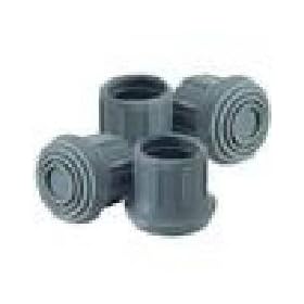 Sunrise Quad Cane Tips Only 1/2" Grey (Pack of 4)