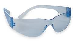Condor 1XPK6 Safety Eyewear, Blue Frame, Blue Lens