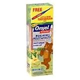 Orajel Toddler Training Toothpaste, Bubble Burst - 1.5 Oz (3 pack)