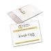 Avery 74541 Clip Style Rigid 3 x4 Laser/Ink Jet Badges, 100 White Inserts/100 Holders