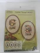 Exquisite "Hummel" Stitchery- The Umbrella Children (0365 and 0364)
