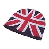 Adults Union Jack Flag Knitted Ski Beanie Hat Cap Ref:SKI12