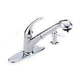 DELTA/PEERLESS FAUCET CO. P8550-SD SINGLE LEVER KITCHEN FAUCET PULL-OUT SPOUT